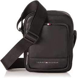 Herren Umhängetasche TH Essential Mini Reporter Klein, Schwarz (Black), Einheitsgröße