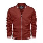 KEFITEVD Blouson Bomberjacke Herren Orange