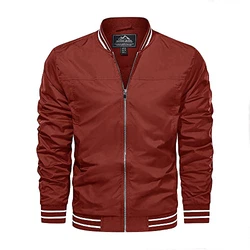 KEFITEVD Blouson Bomberjacke Herren Orange