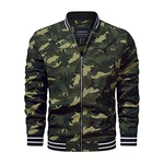 KEFITEVD Blouson Bomberjacke Herren Grün/Camo