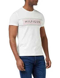 Herren T-Shirt Kurzarm Brand Love Slim Fit, Weiß (White), M