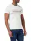 Tommy Hilfiger Herren T-Shirt Kurzarm Brand Love Slim Fit, Weiß (White), M