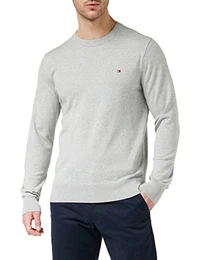 Herren Pullover 1985 ohne Kapuze, Grau (Light Grey Heather), XS