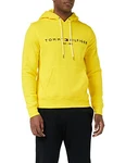 Tommy Hilfiger Herren Kapuzenpullover Tommy Logo Hoody Gelb
