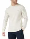 Tommy Hilfiger Herren Pullover 1985 ohne Kapuze, Beige (Weathered White), L