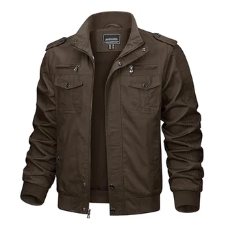 KEFITEVD Herrenjacke Übergangsjacke Militär Jacke Outdoor