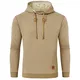 Tansozer Men's Basic Hoodie Pullover Hooded Sweatshirt Long Sleeve Drawstring Kapuzenpullover für Herren Khaki M