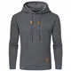 Tansozer Kapuzenpullover Herren Men's Plain Hoodie Classics Basic Hooded Sweatshirt Long Sleeve Casual Hoodie Herren Dunkelgrau M