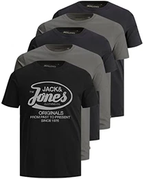 Herren 5er-Pack T-Shirts aus Baumwolle in vielen Farben und Styles (Regular Fit Opt 1, L)