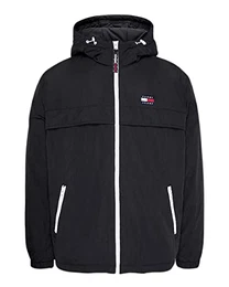 Herren TJM Chicago Padded Solid Gepolsterte Jacken, Black, M
