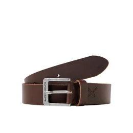 Legerer Echtleder Gürtel Klassischer Leather Belt mit Löcher JACROCK