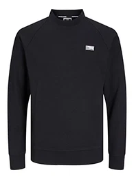 Herren JCOAIR Crew Neck Sweat NOOS Blazer, Black, S