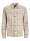 JACK & JONES Men's JCOBEN Classic Check Overshirt LS S23 Hemd, Cobblestone, M JACK & JONES Men's JCOBEN Classic Check Overshirt LS S23 Hemd, Cobblestone, M