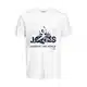 JACK & JONES Men's JCOHUNT Tee SS Crew Neck T-Shirt, White, M