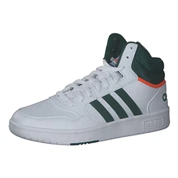 Herren Hoops 3.0 MID Sneaker, FTWR White/Collegiate Green/core Black, 43 1/3 EU