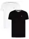 Tommy Jeans Herren T-Shirt Kurzarm TJM Slim Slim Fit, Weiß (White/Black), S