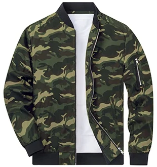TACVASEN Bomberjacke Herren Übergangsjacke Armeegrün TACVASEN Bomberjacke Herren Übergangsjacke Armeegrün