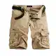 Modaworld Kurze Hosen Herren Camouflage Cargo Shorts Herren Baumwolle Kurze Hosen Tarnfarben Shorts Reissverschluss Bermuda Cargo Shorts Herren