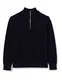 Seidensticker Men's Regular Fit Langarm Pullover Sweater, Dunkelblau, L