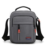 ANPTER Umhängetasche Herren Schultertasche Crossbody Herrentasche Handytasche Herrenhandtasche Kleine Umhängen Tasche Shulder Bag Messenger für Freizeit Urlaub Ausflug Grau