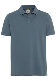 Herren Piqué Poloshirt aus Reiner Baumwolle Blau Menswear-M