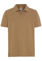 Herren Piqué Poloshirt aus reiner Baumwolle Braun menswear-M