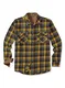 Meilicloth Flanellhemd Herren Kariert Hemd Herren Oktoberfest Hemd Baumwolle Langarm Freizeithemd Casual Flanellhemden Western Karohemd Mit Brusttasche Regular Fit Gelb M