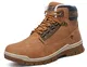 ARRIGO BELLO Winterstiefel Herren Winterschuhe Gefüttert Rutschfeste Warm Stiefel Gemütlich Trekking Wanderschuhe Boots 41-46EU (A1-Braun, Größe 44)