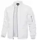 TACVASEN Herren Übergangsjacke Leichtuflage-Jacke Sport Jacket Frühling Herbstjacke für Männer (M, Weiß)