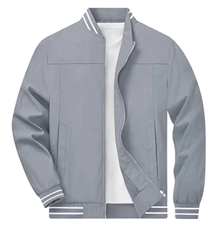 TACVASEN Herren Bomberjacke Pilotenjacke Übergangsjacke