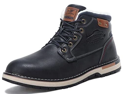 ARRIGO BELLO Winterstiefel Herren Winterschuhe Gefüttert Rutschfeste Warm Stiefel Trekking Wanderschuhe Boots (41-46EU) Blau