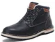 ARRIGO BELLO Winterstiefel Herren Winterschuhe Gefüttert Rutschfeste Warm Stiefel Gemütlich Trekking Wanderschuhe Boots 41-46EU (B-Blau, Größe 43)