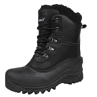 riemot Wasserdicht Schneestiefel Warme Winterstiefel Gefüttert Winterschuhe Rutschfest Outdoor Wanderschuhe Trekkingschuhe Winter Boots