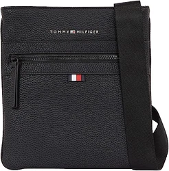 TOMMY HILFIGER Umhängetasche Essential PU Crossover rot/schwarz/wei