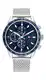 Tommy Hilfiger Multi Zifferblatt Quarz Uhr für Herren mit Silbernes Edelstahl-Mesh-Gliederarmband - 1792018