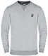 JRC Herren Fleece Sweatshirts und Pullover mit Rundhalsausschnitt, Rundhals Langarmpullover für Sport und Arbeitskleidung (Graue Melange, XL)