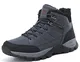 ARRIGO BELLO Winterschuhe Herren Winterstiefel Wanderstiefel Trekking Stiefel Gefüttert Warm Rutschfeste Boot Größe 41-46(B-Blau, Größe 43)