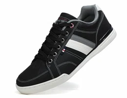 Freizeitschuhe Herren Sneakers Mode Herrenschuhe Leichte Atmungsaktive Schuhe Sportschuhe Trainers Größe 41-46 EU (B_Schwarz, 43 EU)