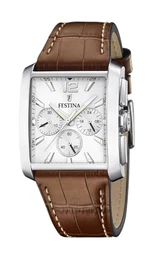Herren Analog Quarz Uhr mit Leder Armband F20636/1