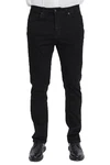 CEDY DENIM Herren Jeans Regular Fit Stretch Basic Washed (CD336) Schwarz (CD336)