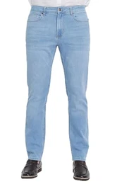 - Herren Jeans Regular Fit, Stretch Jeanshose, Herren High Waist, Straight Cut, Basic Washed, Männer Hosen CD336 (34W/32L Eisblau)