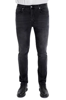 CEDY DENIM Herren Jeans Regular Fit Stretch Basic Washed (CD336) Anthrazit (CD336)