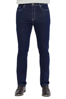 CEDY DENIM Herren Jeans Regular Fit Stretch Basic Washed (CD336) Raw Blau (CD336)