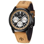 BENYAR Herrenuhr Chronograph Quarzwerk Blau/Schwarz