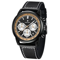 BENYAR Herrenuhr Chronograph Quarzwerk Blau/Schwarz