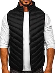 BOLF Herren Weste mit Kapuze Style J.Style MY88 [4D4] Schwarz (1U1)