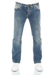 Herren Jeans Hose Roden Bootcut Jeanshose Basic Baumwolle Denim Stretch Tiefer Bund Blau w28 w29 w30 w31 w32 w33 w34 w36 w38 w40, Farbvariante:Maul Wash, Größe:33W / 34L, 50186-14996-53359