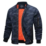 MAGCOMSEN Winterjacke Herren Fliegerjacke Classic Bomberjacke Schwarz/Camo