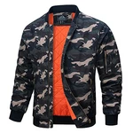 MAGCOMSEN Winterjacke Herren Fliegerjacke Classic Bomberjacke Grün