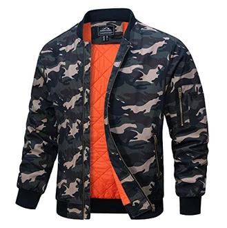 MAGCOMSEN Winterjacke Herren Fliegerjacke Classic Bomberjacke Grün MAGCOMSEN Winterjacke Herren Fliegerjacke Classic Bomberjacke Grün